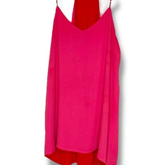 Express Reversible Barcelona Cami Top Red/Hot Pink Spaghetti Racerback Size XS - Picture 8 of 13